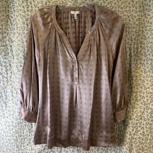 Joie 100% Silk printed blouse